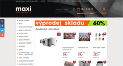 Desktop Screenshot of maxiobchodak.cz
